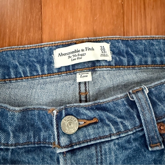 Abercrombie & Fitch - The 90’s Baggy - Low Rise - Curve Love jeans - Picture 5 of 7